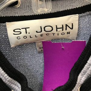 St. John Sweaters - St. John Blue Zip Cardigan St. John Sweaters - St. John Blue Zip Cardigan